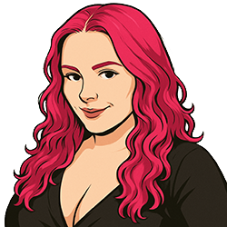 Portrait im Comicstil von Sylvia